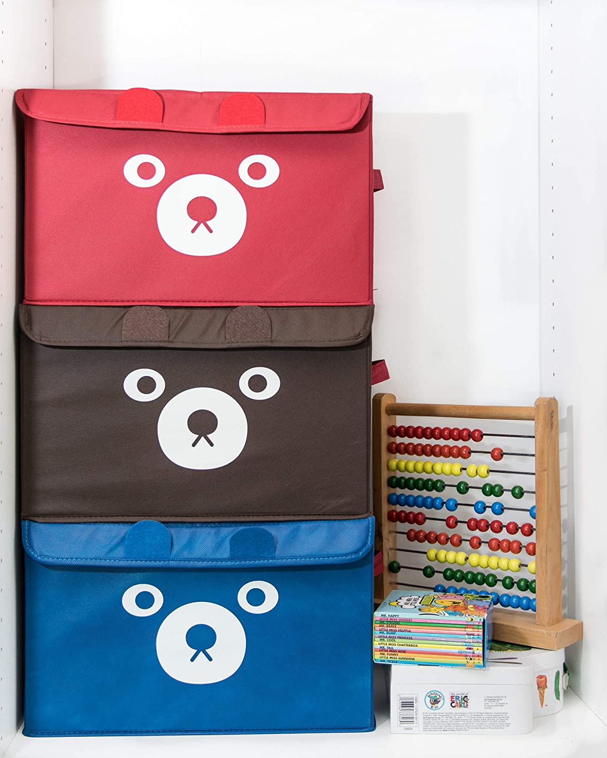 1 Pc Panda Design Folding Storage Bins Quilt Basket Kid Toys Organizer  Storage Boxes Cabinet Wardrobe Storage Bags (Random Color/Design) - Wsooq