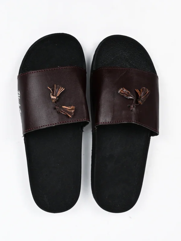 Black Camel Tassel Slide Slipper for men (Tassel-Black/Brown -39-44) - Image 8