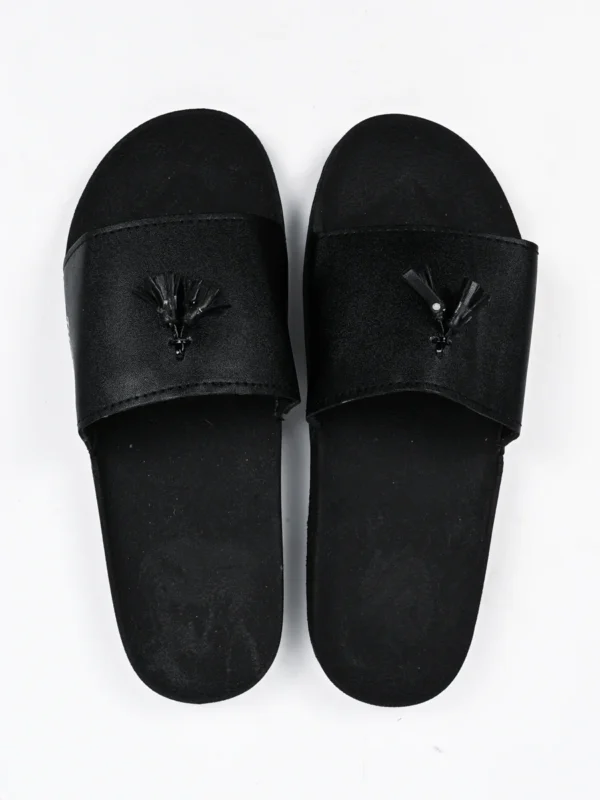 Black Camel Tassel Slide Slipper for men (Tassel-Black/Brown -39-44) - Image 13