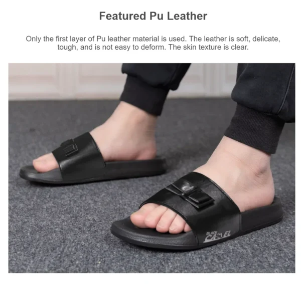 Black Camel Boo Style Slide for men (Boo-Black-39-44) - Image 5