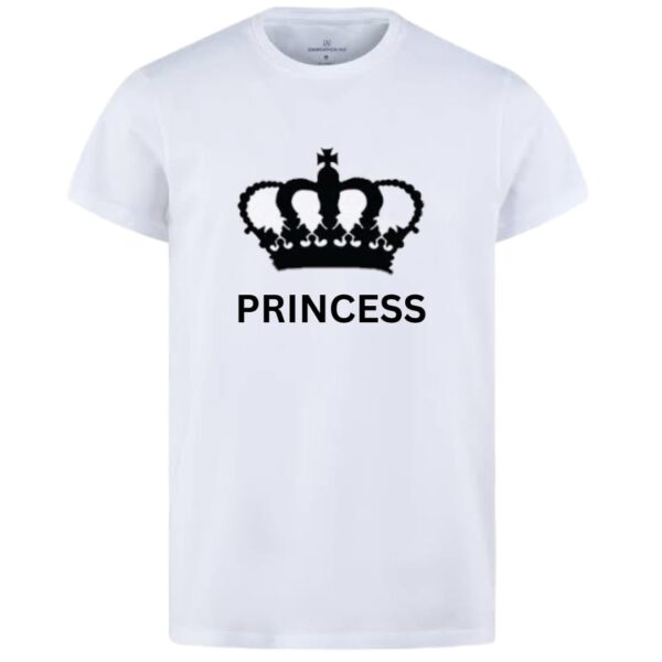 Stylish White T-Shirt with Cute Design – Best Quality T-Shirts For Girls | T-Shirt For Women | Printed T-Shirts - Princes T-Shirts  | Princes Design T-Shirt