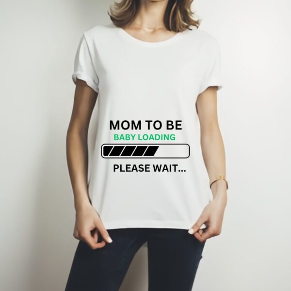 Dad to Be & Mom to Be Style White T-Shirt - Key & Heart Design T-Shirts  – Best Quality T-Shirts | T-Shirt For Women - T-Shirt For Men  - Image 4