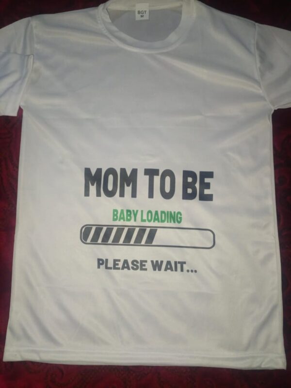 Dad to Be & Mom to Be Style White T-Shirt - Key & Heart Design T-Shirts  – Best Quality T-Shirts | T-Shirt For Women - T-Shirt For Men  - Image 6